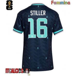 Germania Angelo Stiller #16 Seconda Maglia Femmina Mondiali 2026 Manica Corta